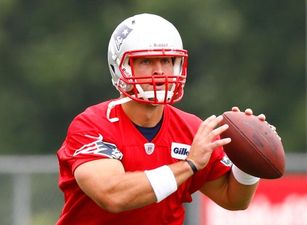Picture: Tim Tebow’s first day as a New England Patriot