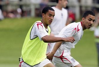 Aaron Lennon denies Twitter rumours Theo Walcott headbutted him in Las Vegas last night