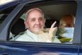 Pope Francis practices what he preaches by rolling around in an old Ford Focus
