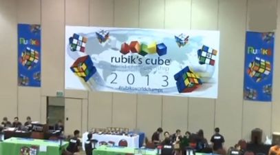 Video: Gone in seven seconds – Rubik’s Cube World Champion blitzes competition