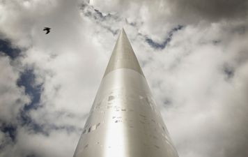 According to the Lonely Planet, The Spire is a giant knitting needle