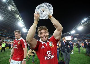 Leigh not counting the pennies – Lions star donates prize money to charity