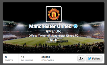Manchester United finally joins Twitter