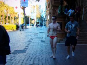 Picture: Stuart Hogg looks like he’s ready for a party after the Lions victory