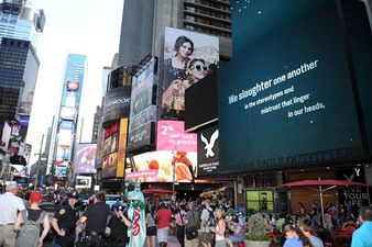 Video: Irish lad kicks a monster point in Times Square