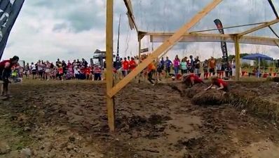 Video: Guy almost decapitates himself running extreme race in US (It’s okay, he’s grand now)