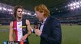 Video: AFL player a little groggy during interview after monster on-field hit