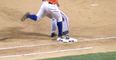 Video: Baseball player suffers gruesome ankle injury