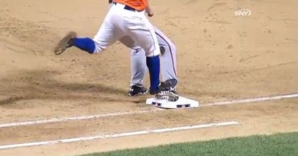 Video: Baseball player suffers gruesome ankle injury