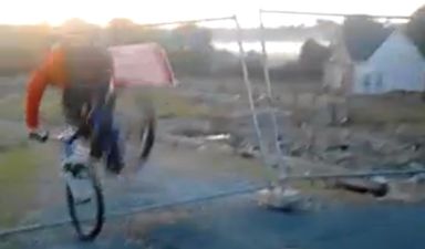 Video: Have you seen the Offaly version of Evel Knievel?