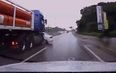Video: Car collides with front of truck; truck can’t be arsed stopping and carries car along for ages