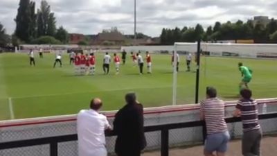 Video: Cheeky free kick routine undoes Arsenal, but is it a legal goal?