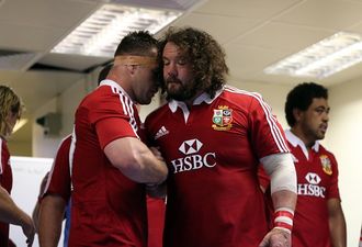 Lions Pic of the Day: Cian Healy catches Adam Jones’ brilliant ‘surprise-face’