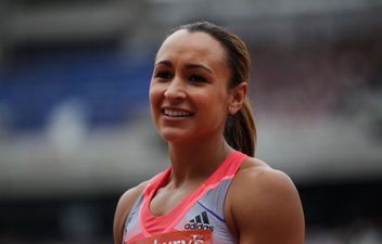 Pic: Young fella caught rotten staring at Jessica Ennis’ bottom on live TV
