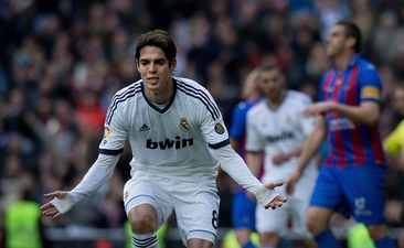 Pic: Kaka dwarfed by some of the biggest players in the world…this time in China