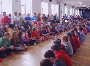 Video: 600 Gaeltacht students with a cup-tacular version of When I’m Gone from Perfect Pitch