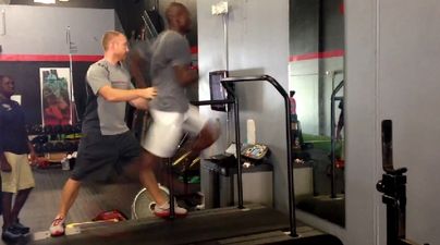 Video: Chad ‘Ochocinco’ Johnson running at 24mph on a treadmill at an incline