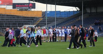 Pics: Fans at the Munster minor hurling final invade the pitch… before the game had even started