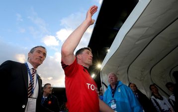 Brian O’Driscoll chooses the perfect moment for a joke at Ronan O’Gara’s expense