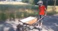 Video: The motorised wheelbarrow, a prized invention