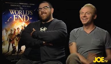 JOE (very excitedly) meets the stars and director of The World’s End – Simon Pegg, Nick Frost and Edgar Wright