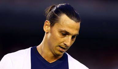 Pic: Shy and retiring Zlatan strutting around in some fetching attire