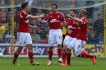 Video: Andy Reid fires in a lovely goal for Nottingham Forest