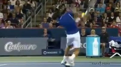 Video: Rafa Nadal hits Novak Djokovic in the face