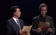 Video: Swearing with class, featuring Hugh Laurie and Stephen Colbert