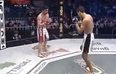 Video: MMA fighter knocks out opponent with amazing spinning kick