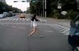 Video: Don’t use your phone when crossing the road…