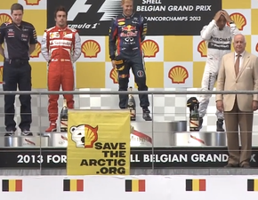 Video: Greenpeace cleverly trolls Shell at the 2013 Belgian Grand Prix