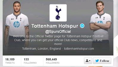The Spurs Twitter account gets sarky over Gareth Bale background picture drama