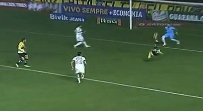 Video: A brilliant bicycle kick goal from Brazil last night