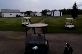 Video: Canadian golfer knocks opponent out after argument; is then immediately overcome with remorse