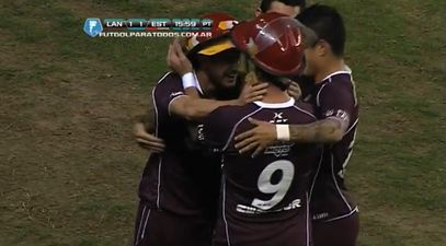 You can leave your hat on: Players booked in Argentina for celebrating with fireman’s helmet