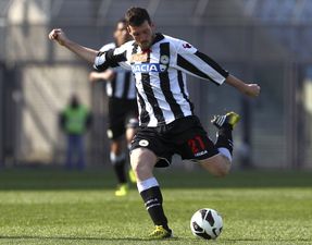 Video: Udinese’s Andrea Lazzari scored a cracking goal from the halfway-line last night