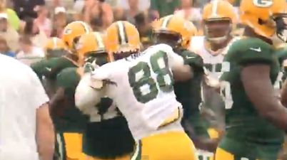 Video: Punches fly as tensions boil over at training camp for one NFL team