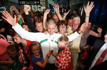 Video: Irish Dancing man at Rob Heffernan’s homecoming was nearly as popular as Heffernan himself