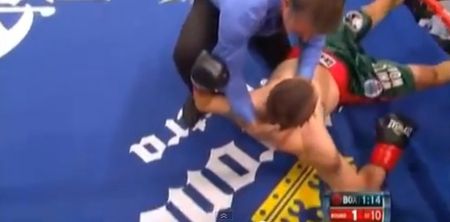 Video: Chilling footage as Sergei Liakhovich convulses on the ground after being knocked out