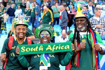 Pic: It’s not every day you see a Concise Oxford Dictionary in the crowd at an international rugby match