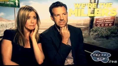 Check out this hilarious Soccer AM interview with Jennifer Aniston and Jason Sudeikis