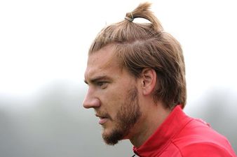 Pic: Nicklas Bendtner channels his inner Zlatan with new hairdo