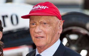 Pic: F1 legend Niki Lauda gets ‘Robbie Keaned’ in caption after posing with David Beckham