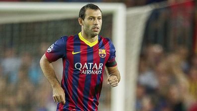 Video: Brutal ‘tackle’ by Sergio Busquets that sidelines team-mate Javier Mascherano for two weeks