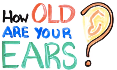Video: How old are your ears? Find out with this handy test