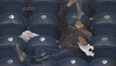 Video: American Football fan enjoys every last kernel of popcorn, like a boss