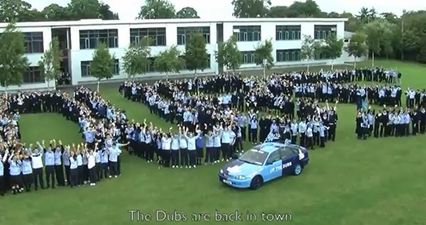 Video: A school in Knocklyon have gone to great lengths to get behind the Dubs