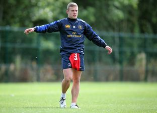 Picture: On yer bike – Ian Madigan arrives at Leinster training in style