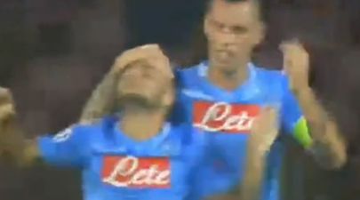 Video: Napoli’s Lorenzo Insigne scored the goal of the night last night with this stunning free-kick